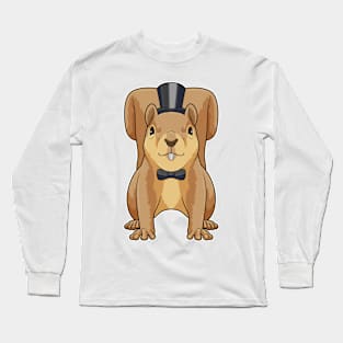 Squirrel as Groom with Suit Long Sleeve T-Shirt